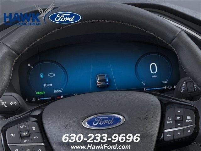 New 2025 Star White Metallic Tri-coat Ford Plug-in Hybrid image 13