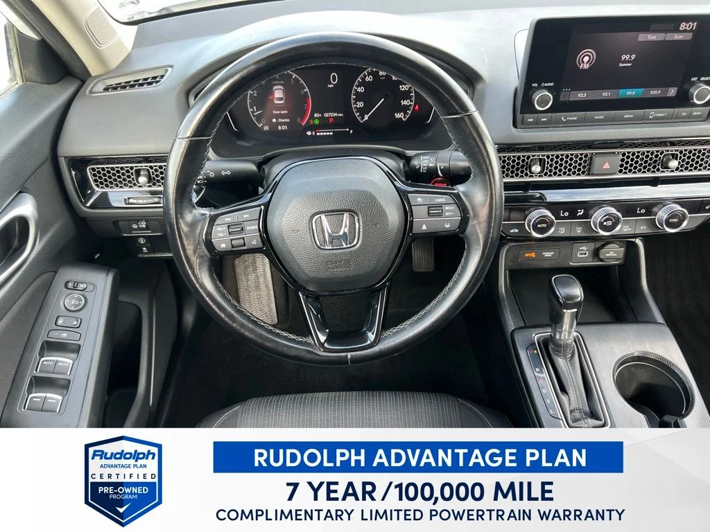 Certified Used 2023 Platinum White Pearl Honda 1.5T 4D EX BD image 15