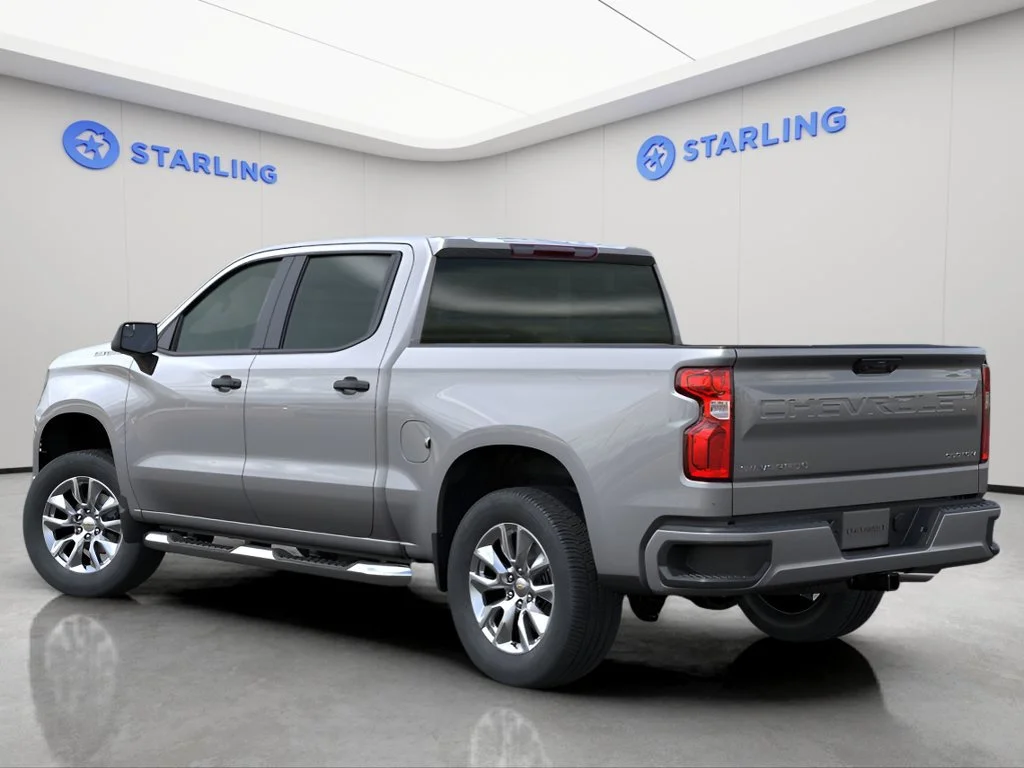 Used 2025 Sterling Gray Metallic Chevrolet Custom image 3