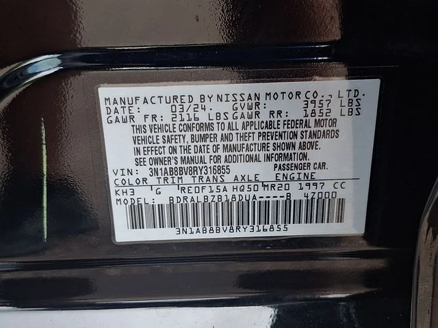 Certified Used 2024 Black Nissan S image 29