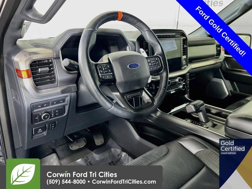 Used 2022 Blue Metallic Ford Raptor image 3