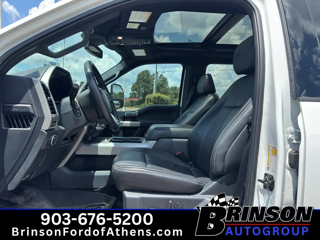 Used 2022 Star White Metallic Tri-Coat Ford LARIAT image 14