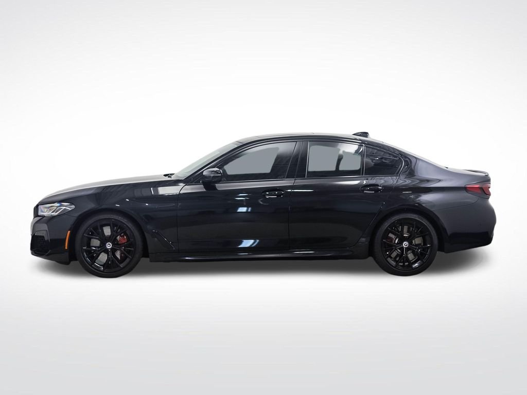 Certified Used 2023 Black Sapphire Metallic BMW M550i xDrive image 2