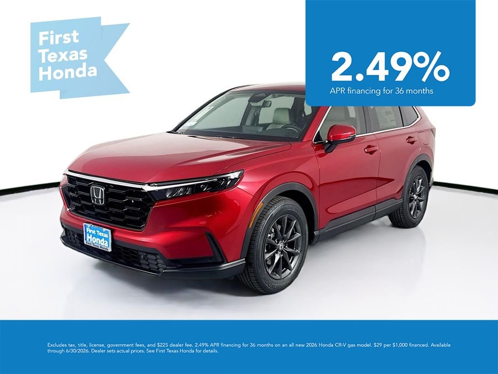 New 2026 Radiant Red Metallic Honda EX-L image 3