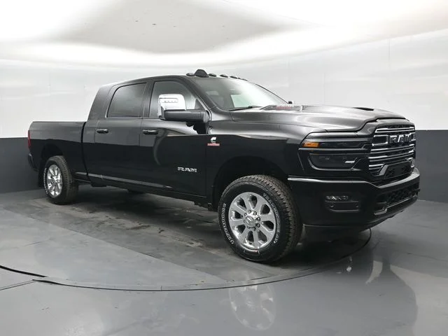 New 2026 Diamond Black Crystal Pearl-Coat Exterior Paint RAM Laramie image 1
