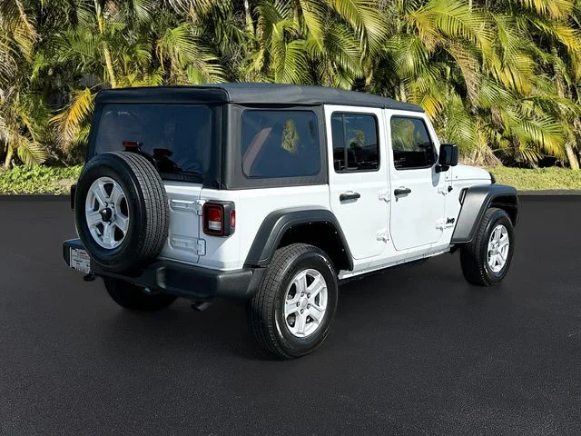 Used 2022 White Jeep Unlimited Sport S image 5