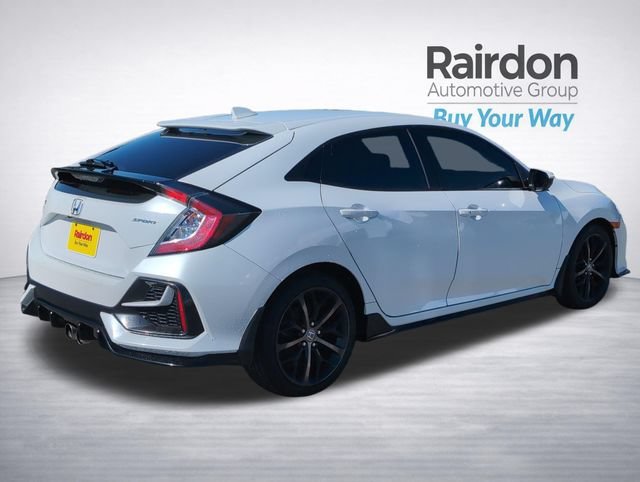 Used 2021 Platinum White Pearl Honda Sport image 7