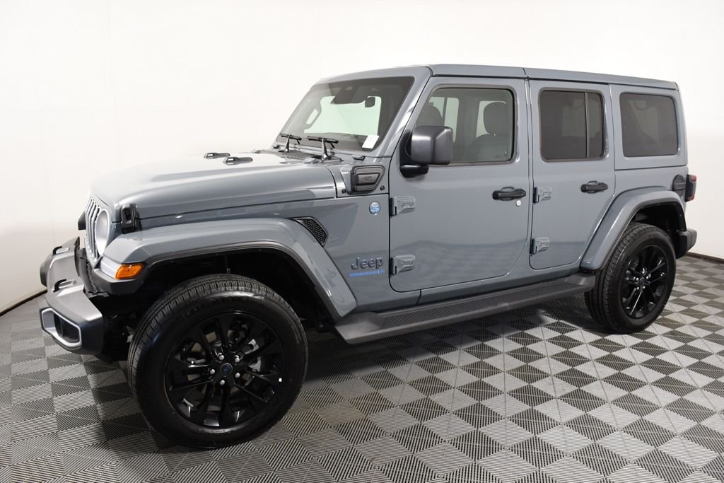 Used 2025 Jeep Wrangler 4xe Sahara 4XE with VIN 1C4RJXP68SW585613 for sale in Richfield, Minnesota