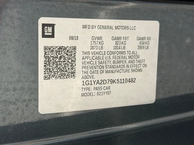 Certified Used 2019 SHADOW GRAY METALLIC Chevrolet 1LT image 17