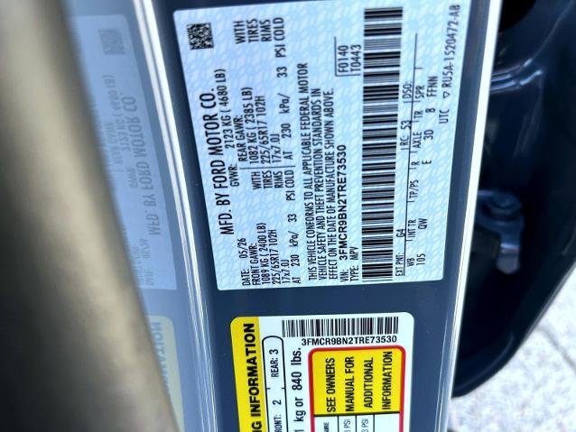 New 2026 Azure Gray Metallic Tri-Coat Ford Big Bend image 50