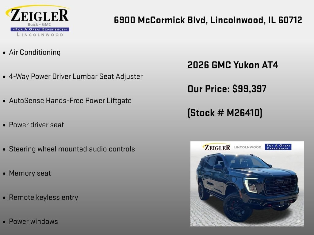 New 2026 Onyx Black GMC AT4 image 30