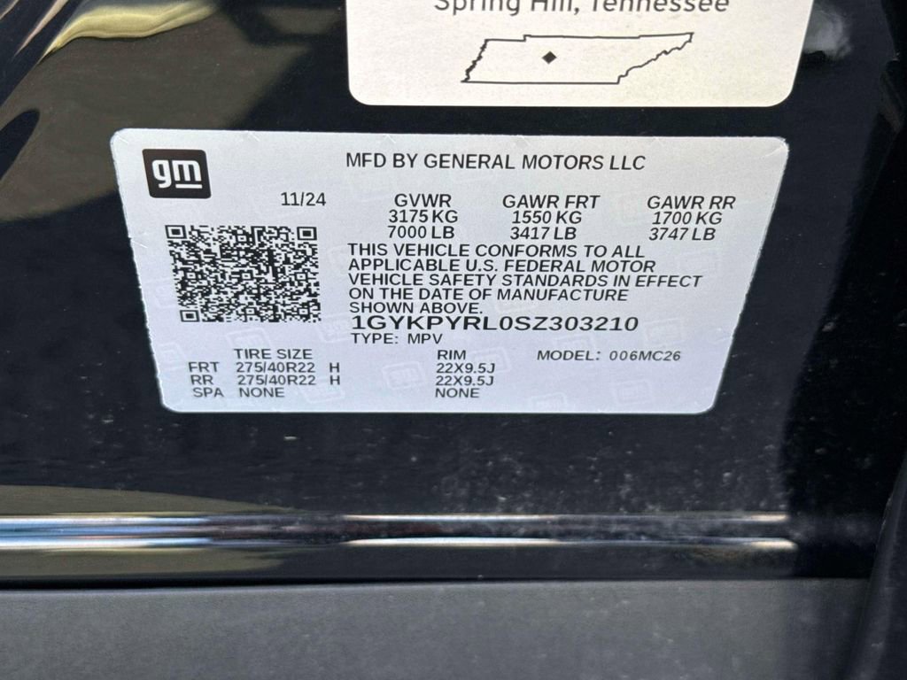 Used 2025 Stellar Black Metallic Cadillac Sport 3 image 19