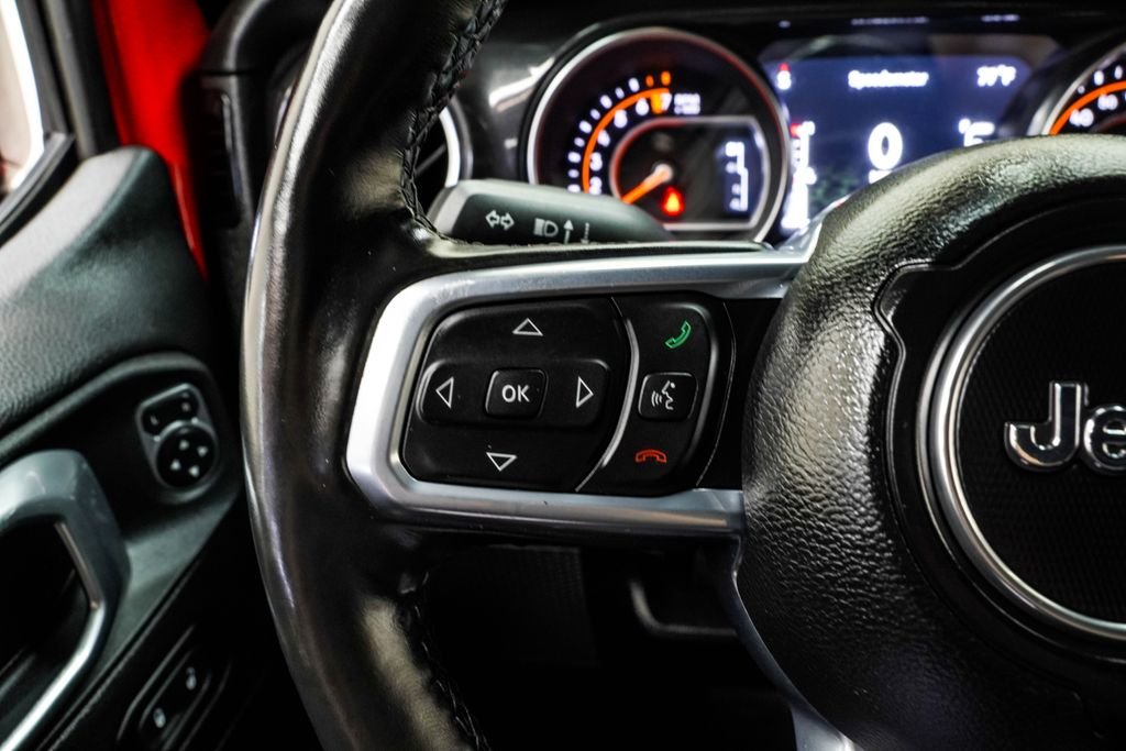 Used 2021 Red Jeep Unlimited Sahara Altitude image 39