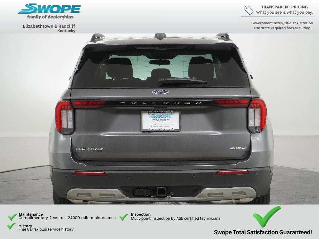 New 2026 Carbonized Gray Metallic Ford Active image 6