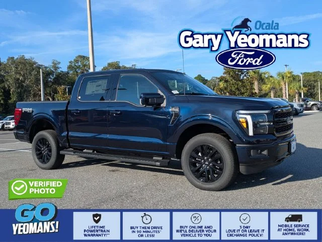 New 2026 Blue Ford Lariat image 1