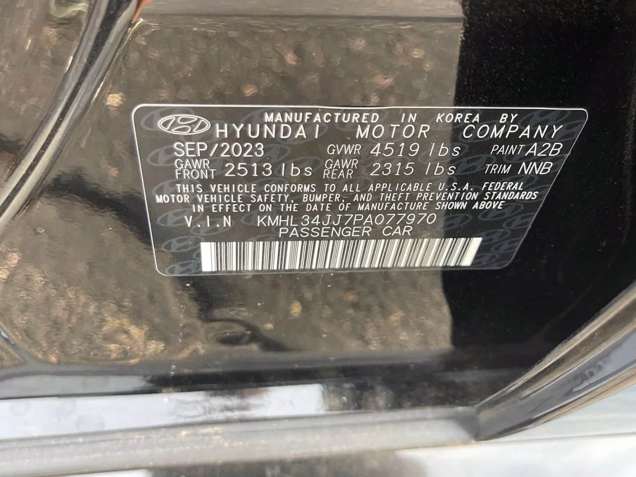 Used 2023 Onyx Black Hyundai SEL image 32
