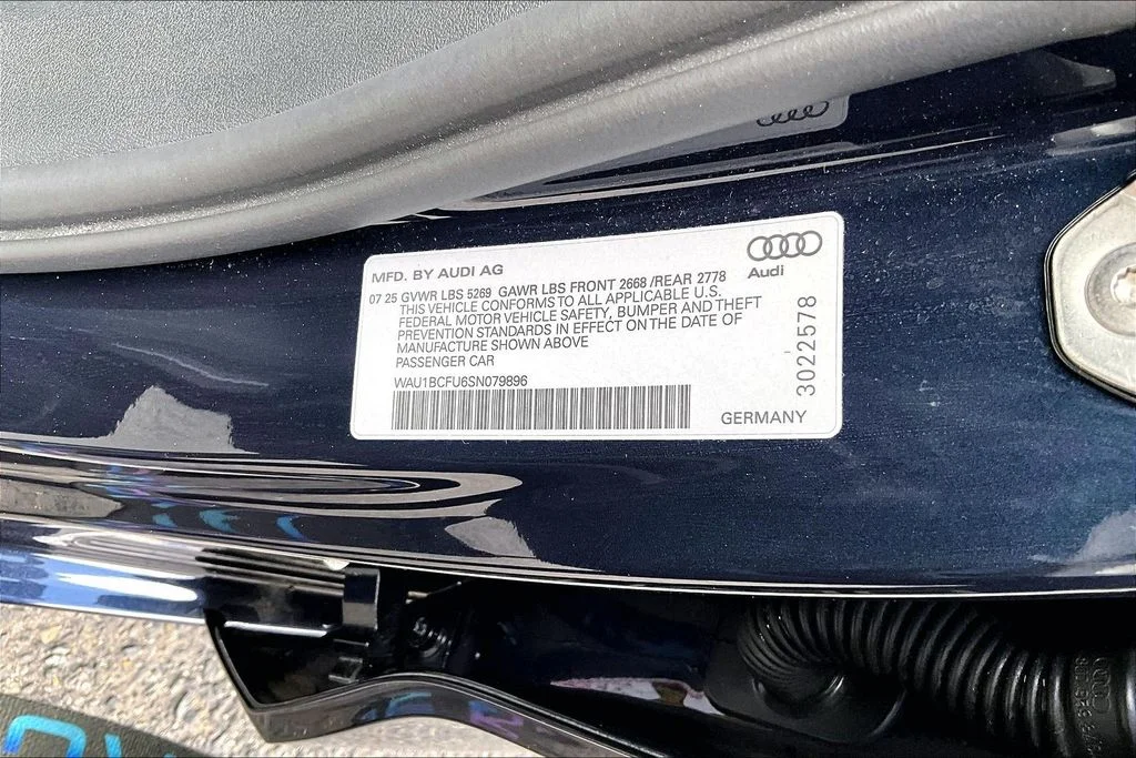 Used 2025 Blue Audi 2.0T Premium image 19