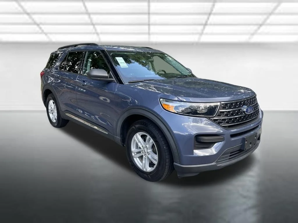 Used 2021 Blue Ford XLT image 7