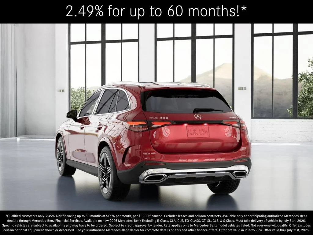 New 2026 MANUFAKTUR Patagonia Red Metallic Mercedes-Benz GLC 300 image 69