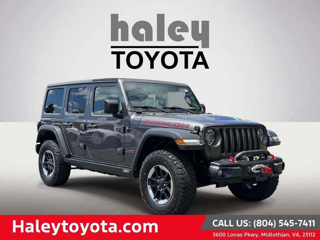 Used 2019 Gray Jeep Unlimited Rubicon image 1