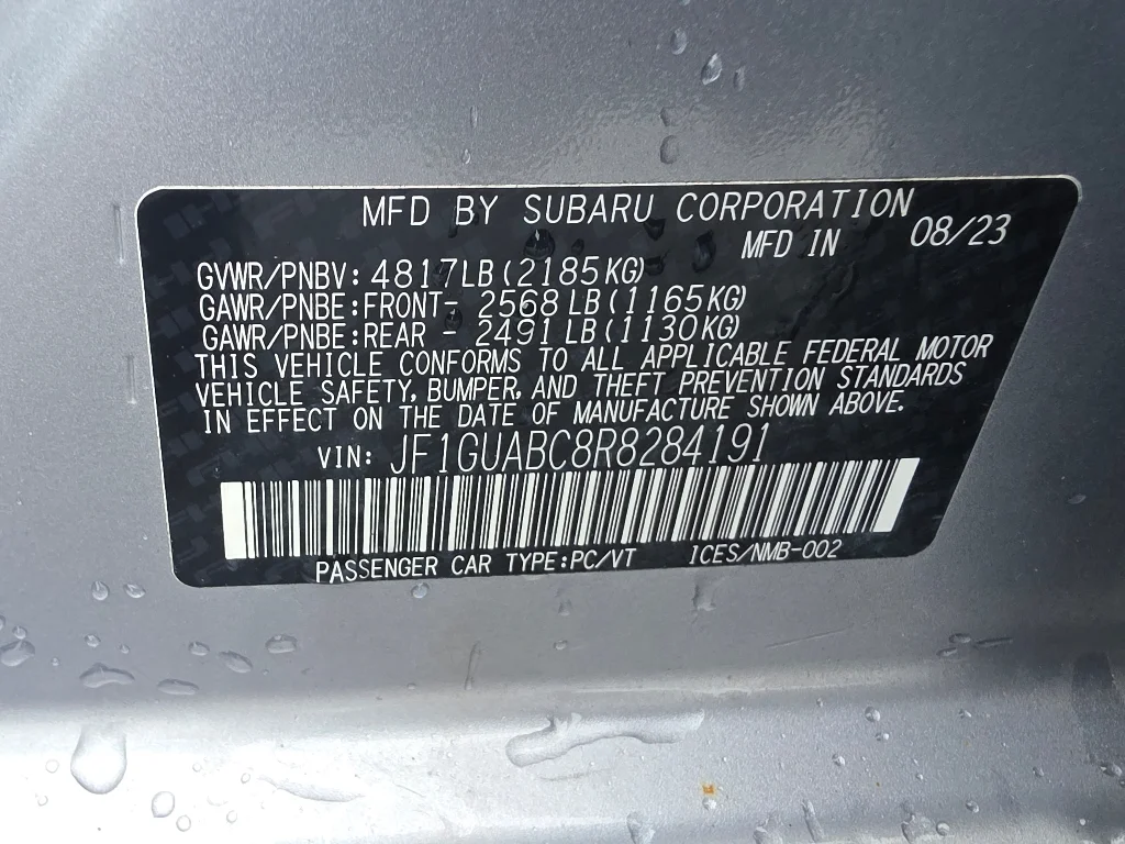 Used 2024 Ice Silver Metallic Subaru  image 35