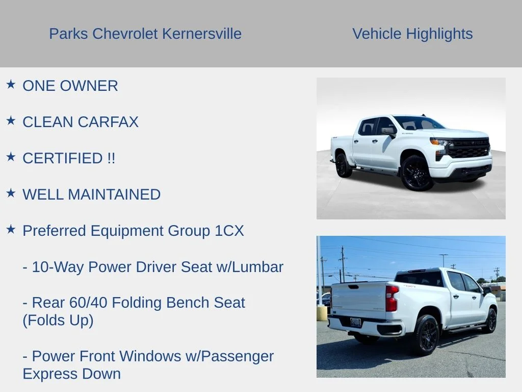 Used 2025 White Chevrolet Custom image 5