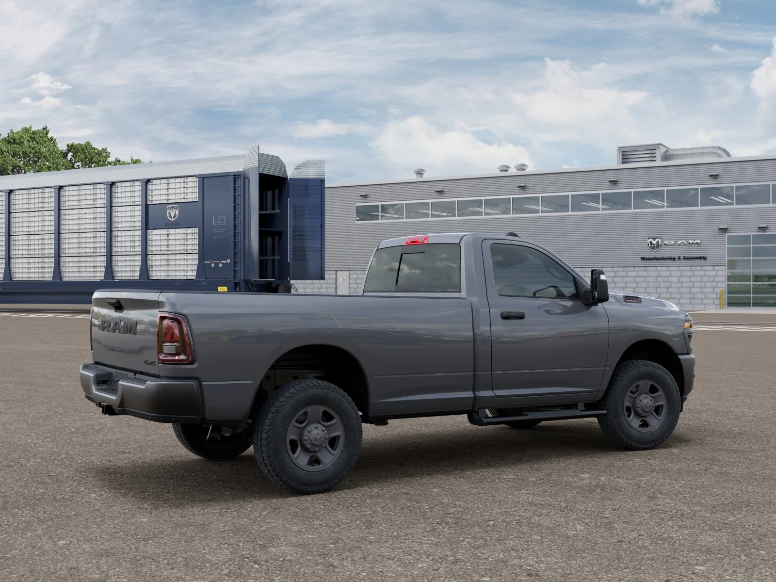 New 2026 Ceramic Gray Clear-Coat Exterior Paint RAM TRADESMAN image 2