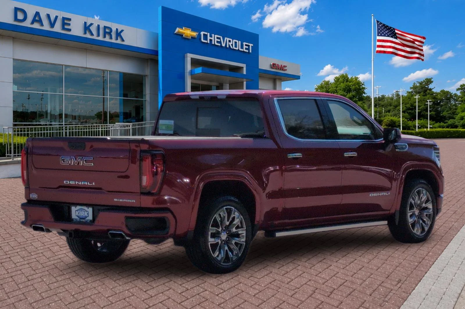 Used 2023 VOLCANIC RED TINTCOAT GMC Denali image 3