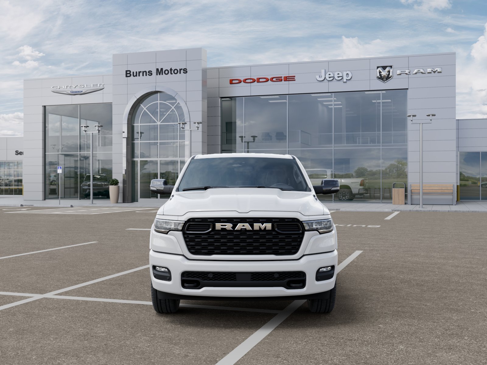 New 2027 Bright White Clear-Coat Exterior Paint RAM Lone Star Sport image 6