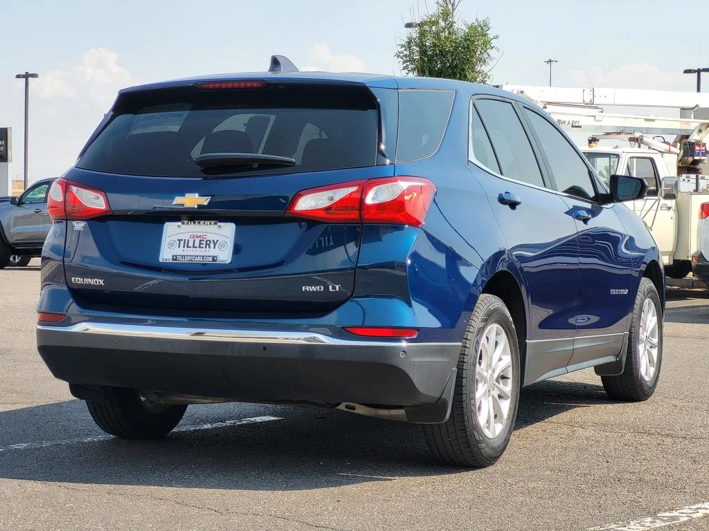 Used 2021 PACIFIC BLUE METALLIC Chevrolet LT image 7