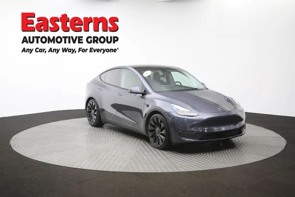 Used 2022 Gray Tesla Performance image 46