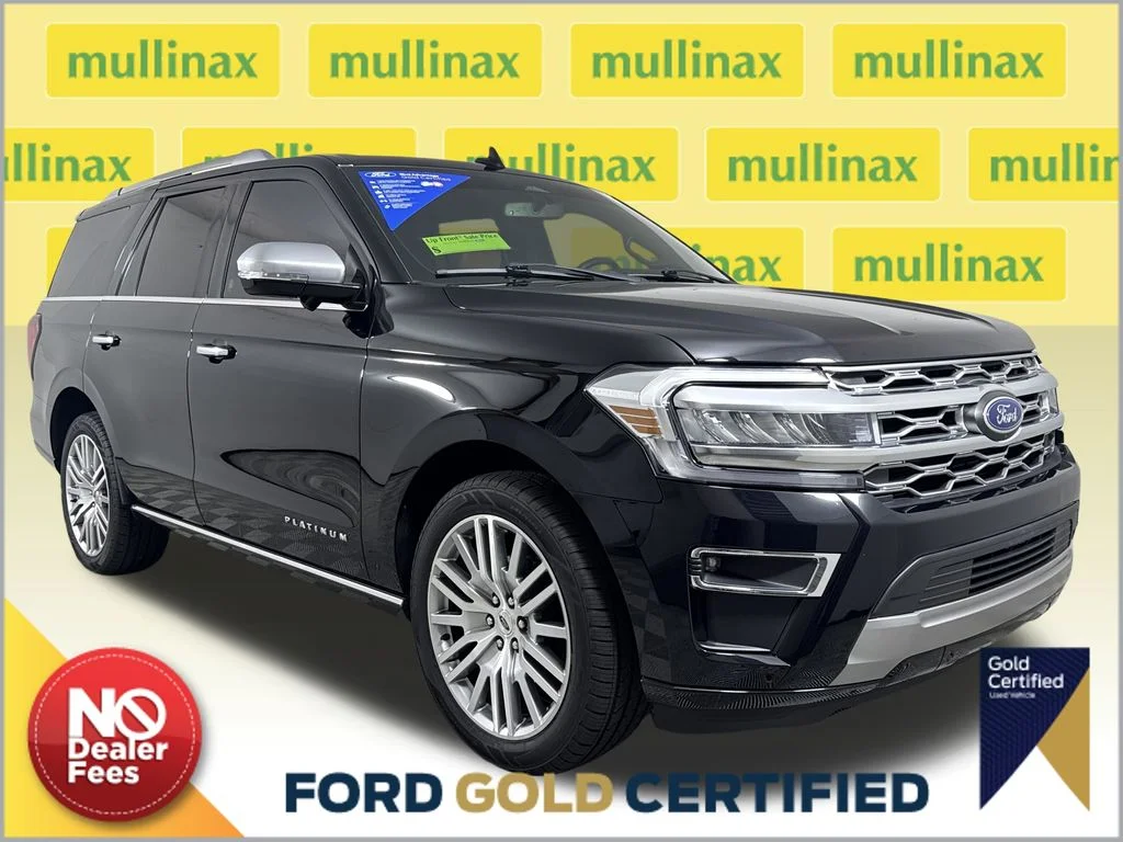 Certified Used 2022 Black Ford Platinum image 1