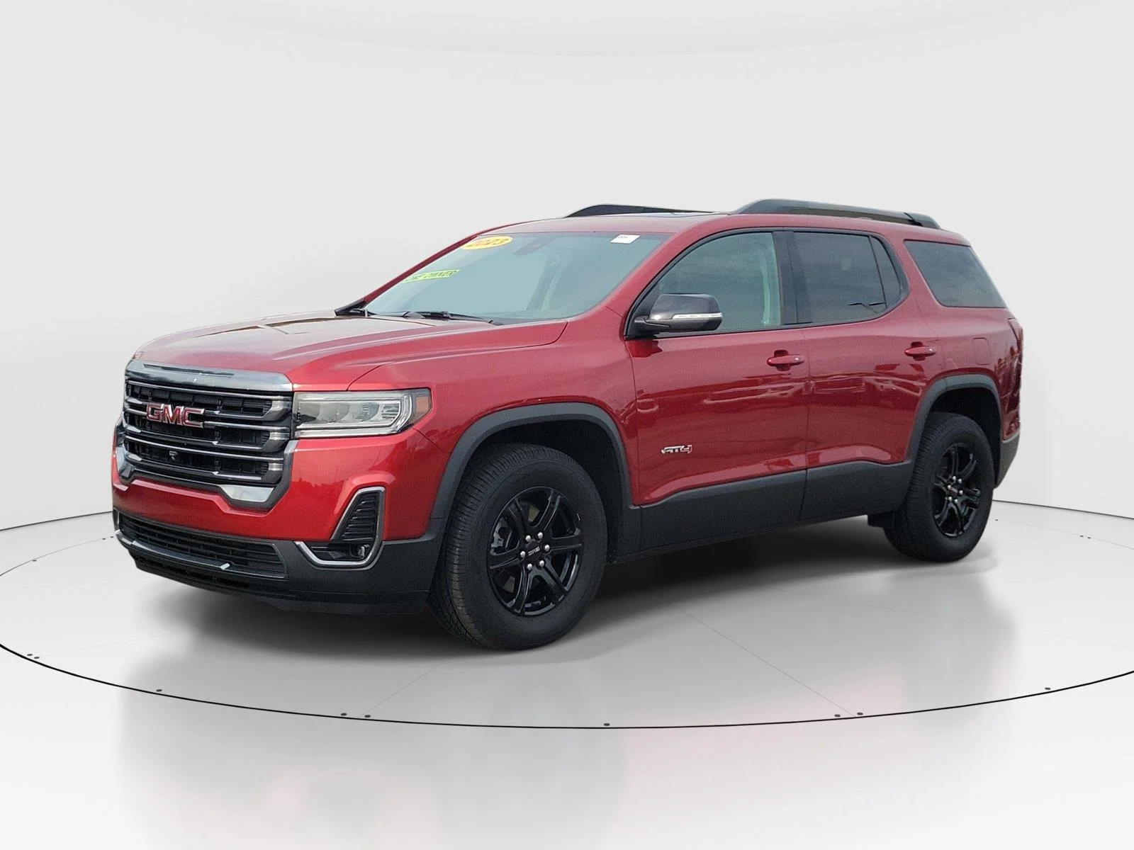 Used 2023 VOLCANIC RED TINTCOAT GMC AT4 image 2