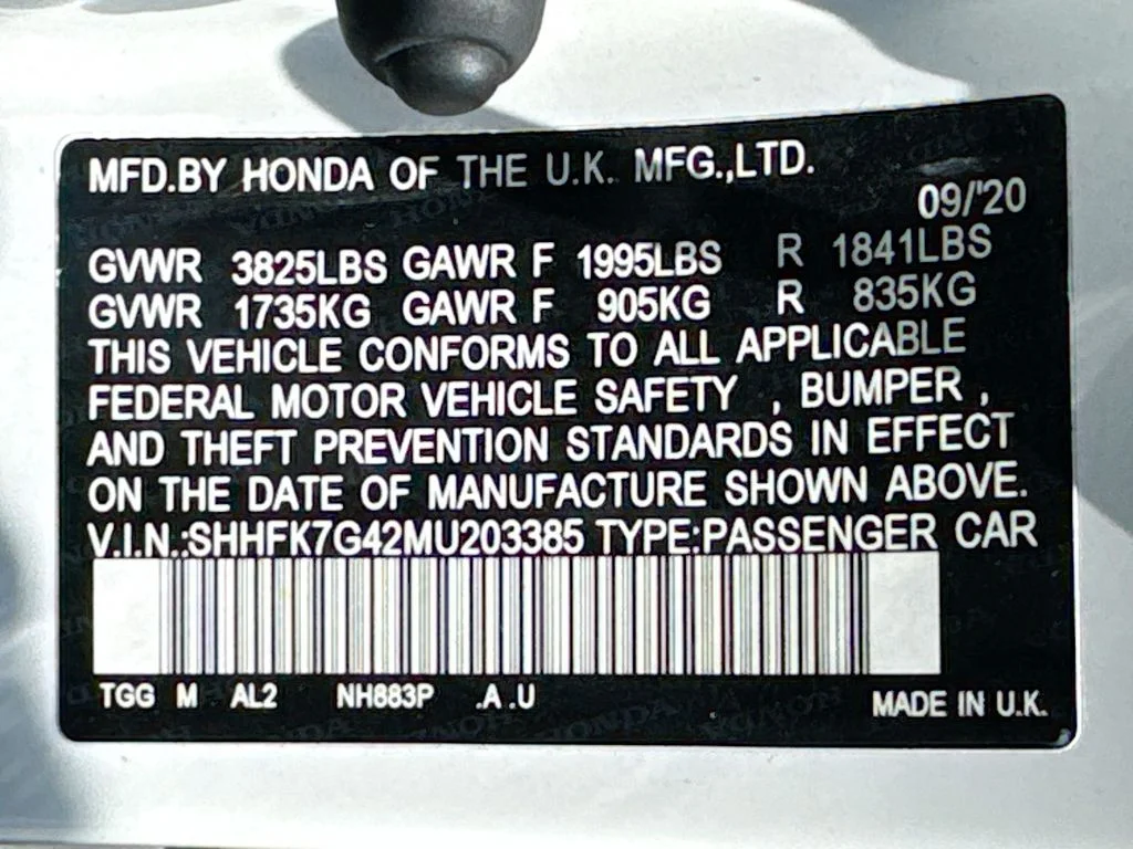 Used 2021 White Honda Sport image 37