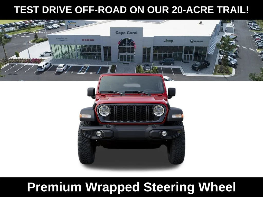 New 2026 Firecracker Red Clear-Coat Exterior Paint Jeep Willys image 6