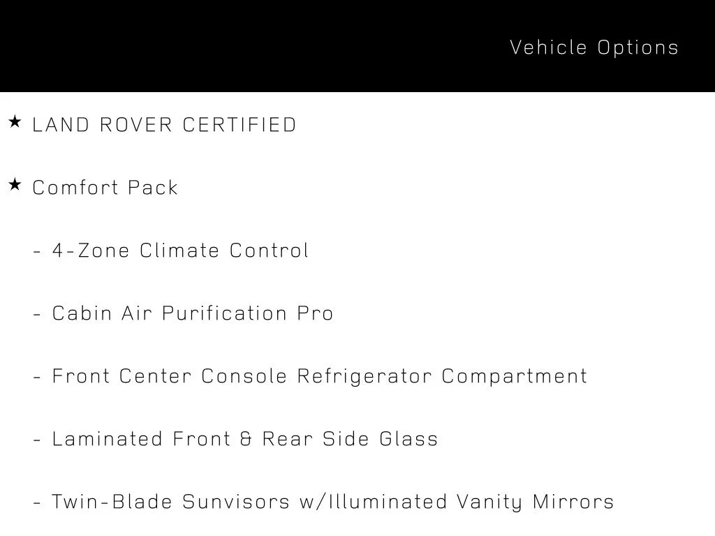 Certified Used 2025 Black Land Rover Dynamic SE image 10