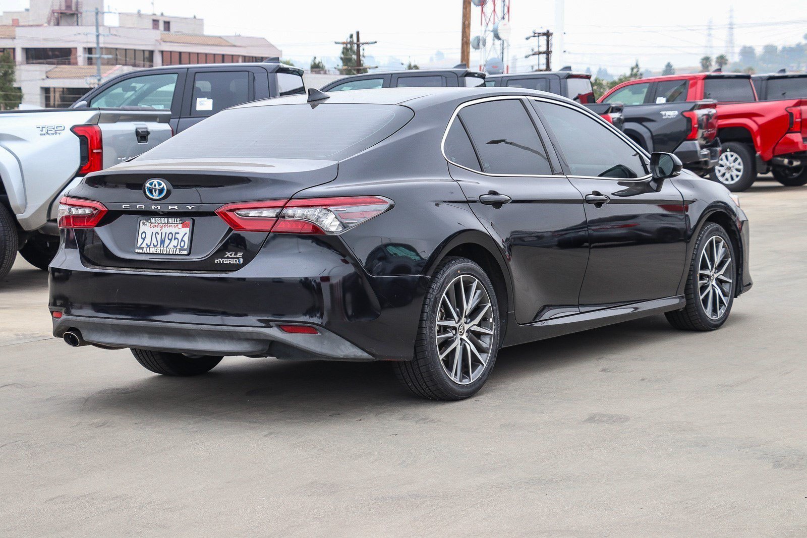 Used 2024 Midnight Black Metallic Toyota Hybrid XLE image 6
