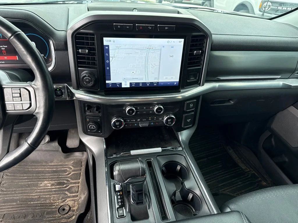 Used 2021 Antimatter Blue Metallic Ford Lariat image 8