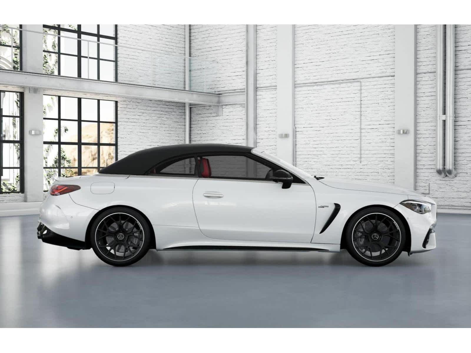 New 2026 MANUFAKTUR Moonlight White Metallic Mercedes-Benz AMG® CLE 53 4MATIC+ Cabriolet image 2