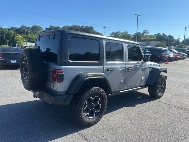 Used 2021 Silver Jeep Unlimited Rubicon 4xe image 3