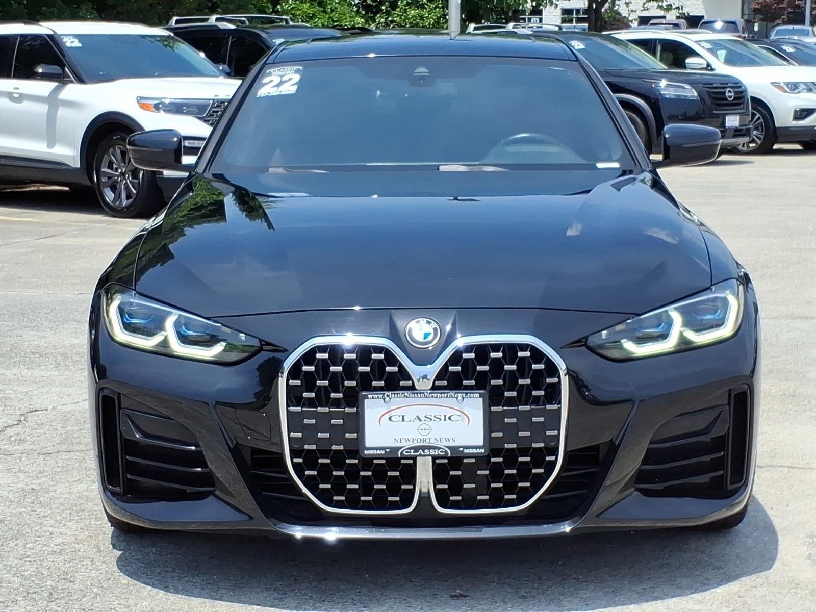 Used 2022 Black Sapphire Metallic BMW 430i image 2