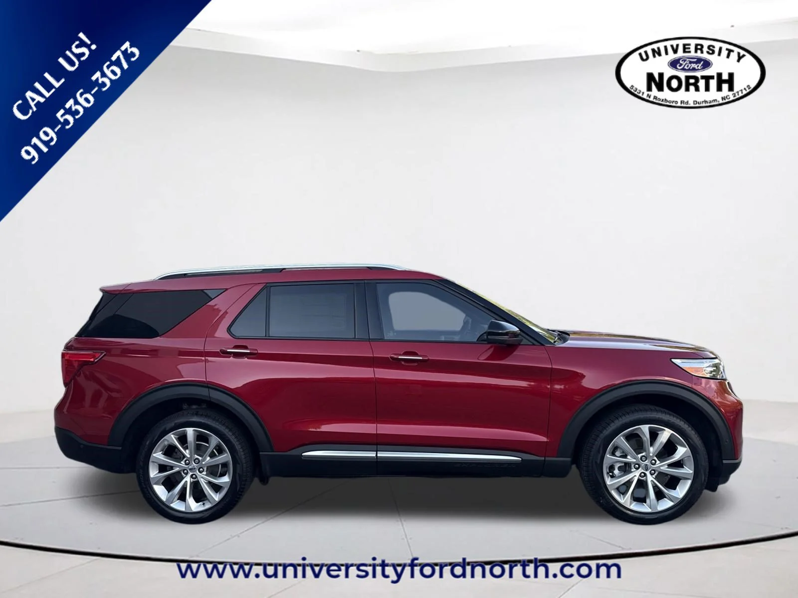 Used 2022 Rapid Red Metallic Tinted Clearcoat Ford Platinum image 8