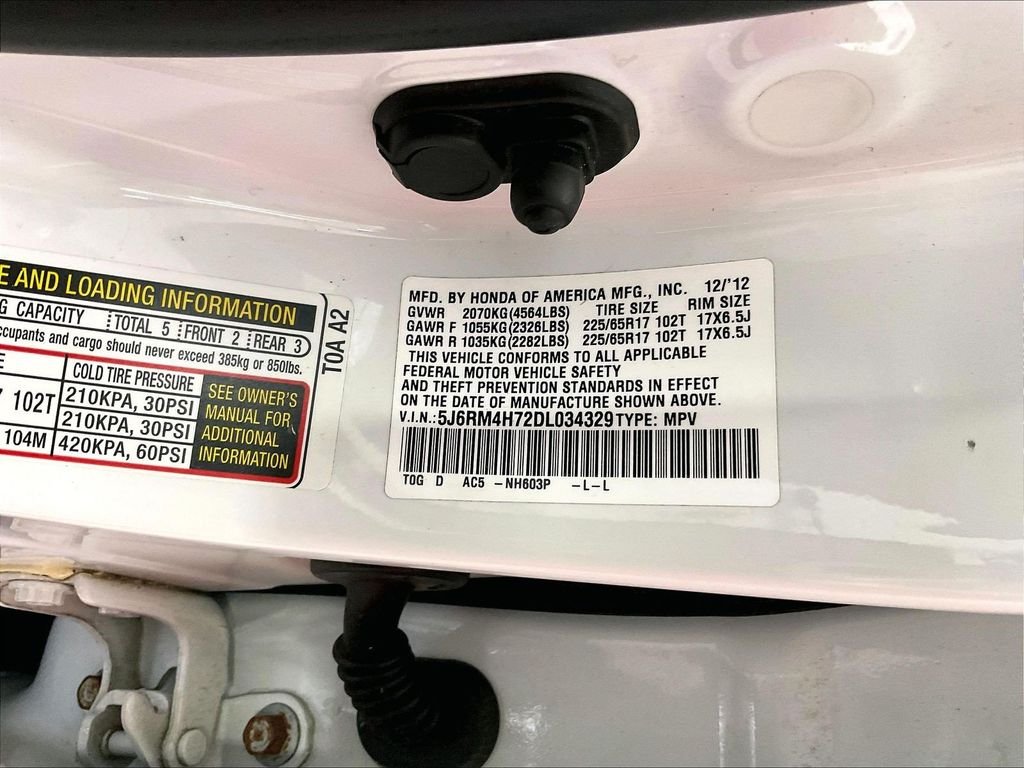 Used 2013 White Honda EX-L image 35