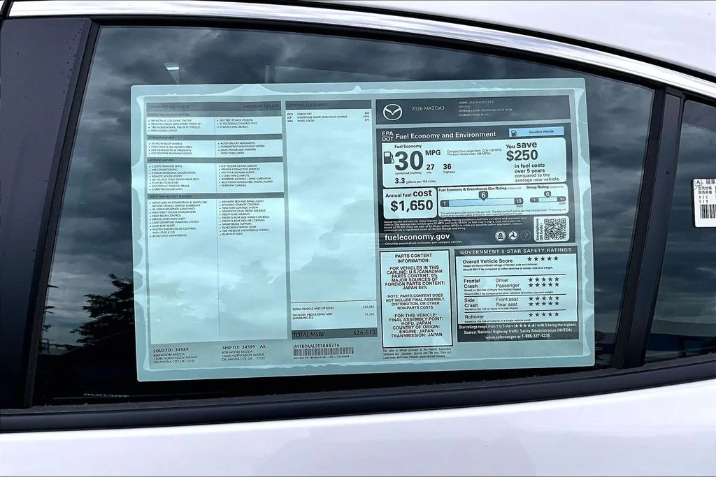New 2026 White Mazda 2.5 S image 13