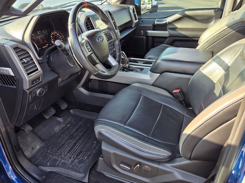 Used 2018 Lightning Blue FORD RAPTOR 4WD SUPERCREW 5.5