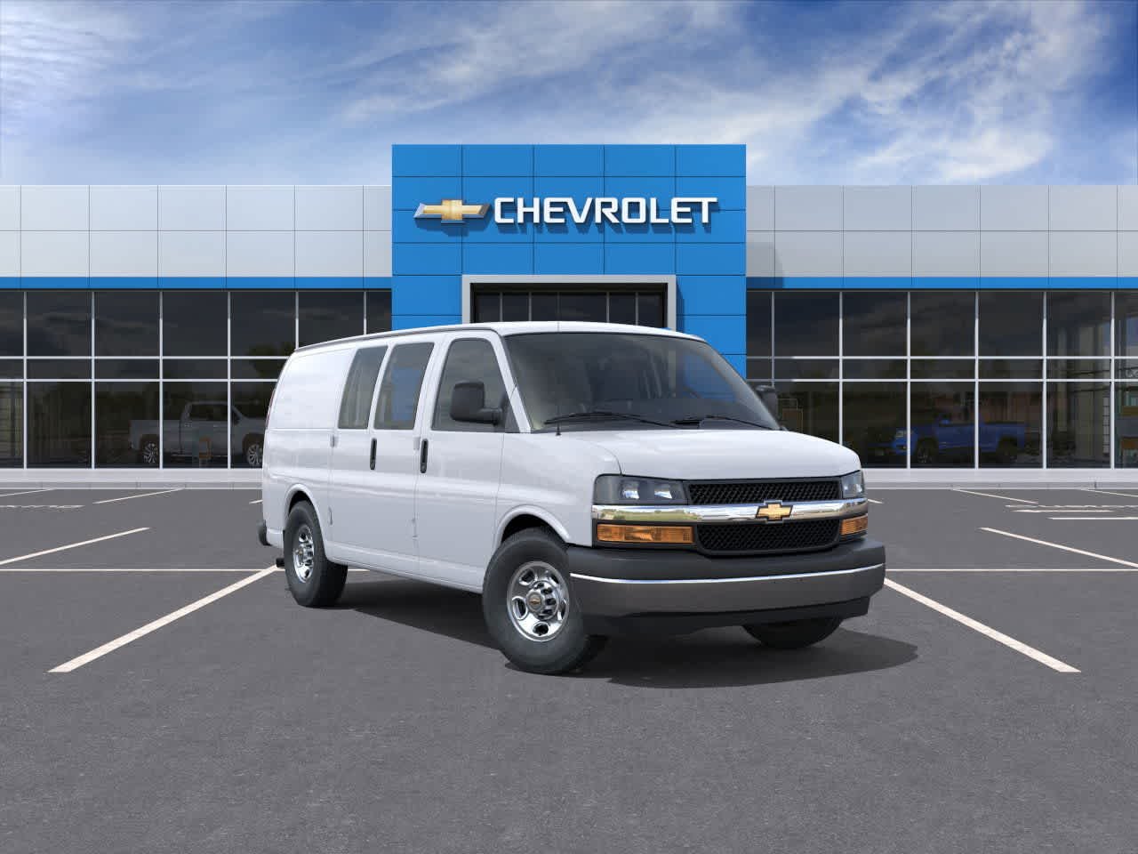 Summit White 2026 Chevrolet Express Cargo 2500 RWD Van Rear-Wheel Drive