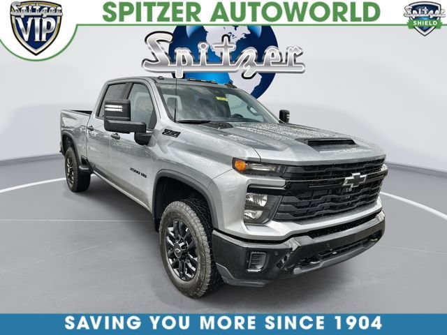 2026 Chevrolet Silverado 2500 HD Custom Gray at Spitzer Autoworld Chevy Buick GMC Cadillac