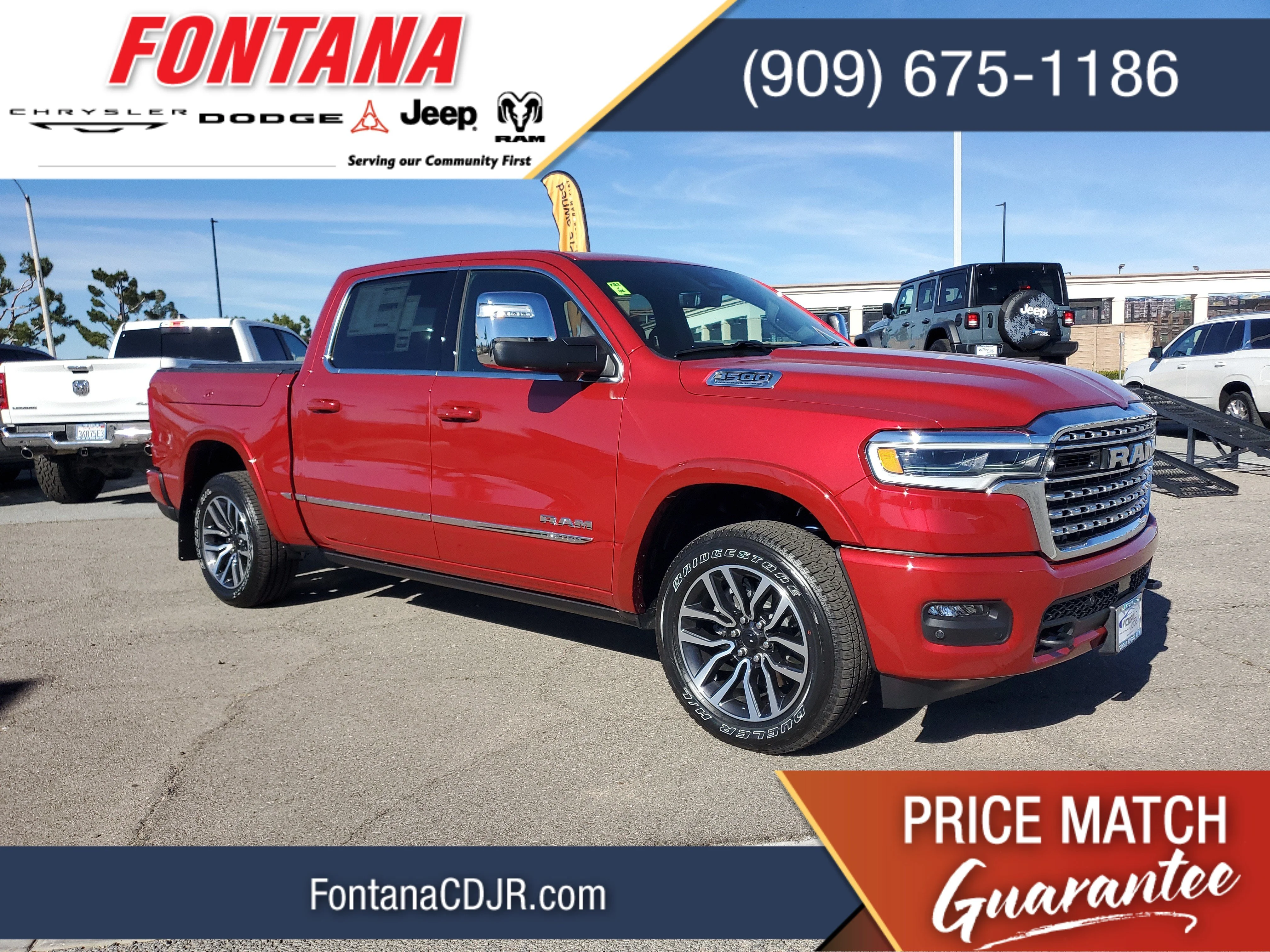 New 2026 Molten Red Pearlcoat RAM Limited image 1