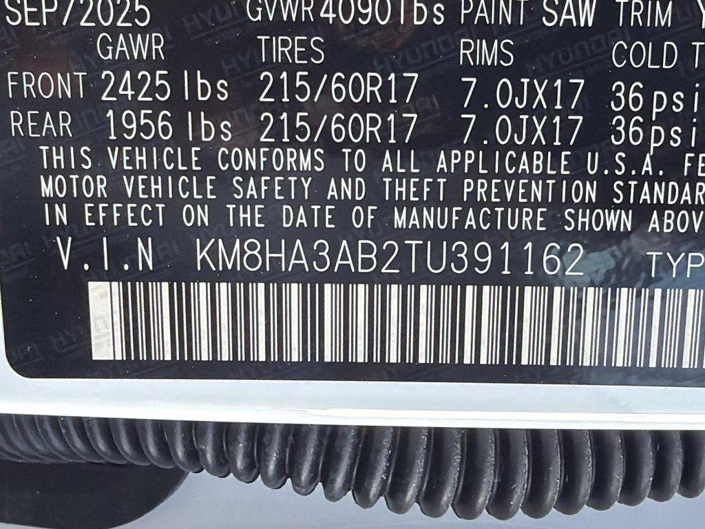 New 2026 White Hyundai SE FWD image 31