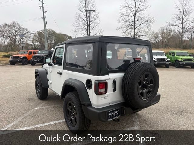 New 2026 Bright White Clear-Coat Exterior Paint Jeep Sport image 3
